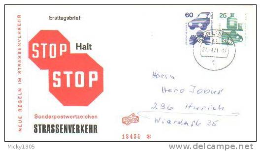 Germany / Berlin - FDC Mi-Nr 405 + 409 (U214)- - 1971-1980