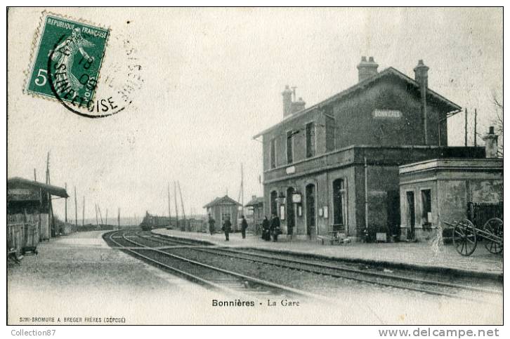 78 - YVELYNES - BONNIERES - GARE - TRAIN - CHEMIN De FER - Bonnieres Sur Seine