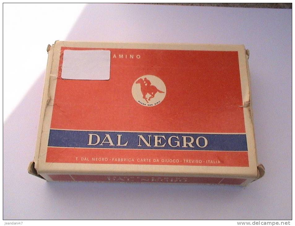 BOITE DE 2 JEUX  DE CARTES DE 54. CARTES ITALIENNES DE CHEZ DAL NEGRO - Carte Da Gioco