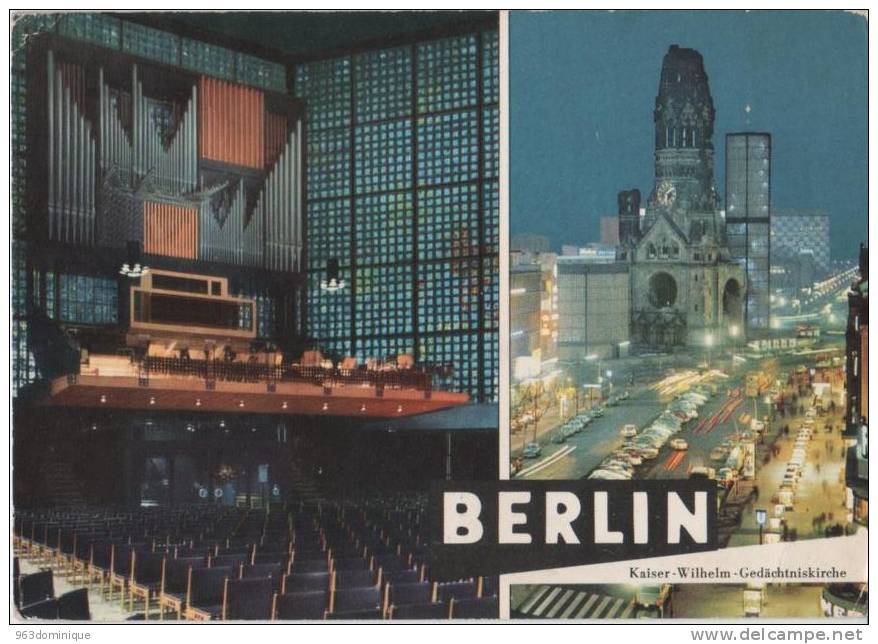 Berlin - Kaiser Wilhelm Gedächtniskirche - Orgel - Orgue 1965 - Charlottenburg