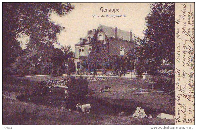 GENAPPE = Villa Du Bourgmestre - Animée  (Nels  S.76   N° 11) 1901 - Genappe