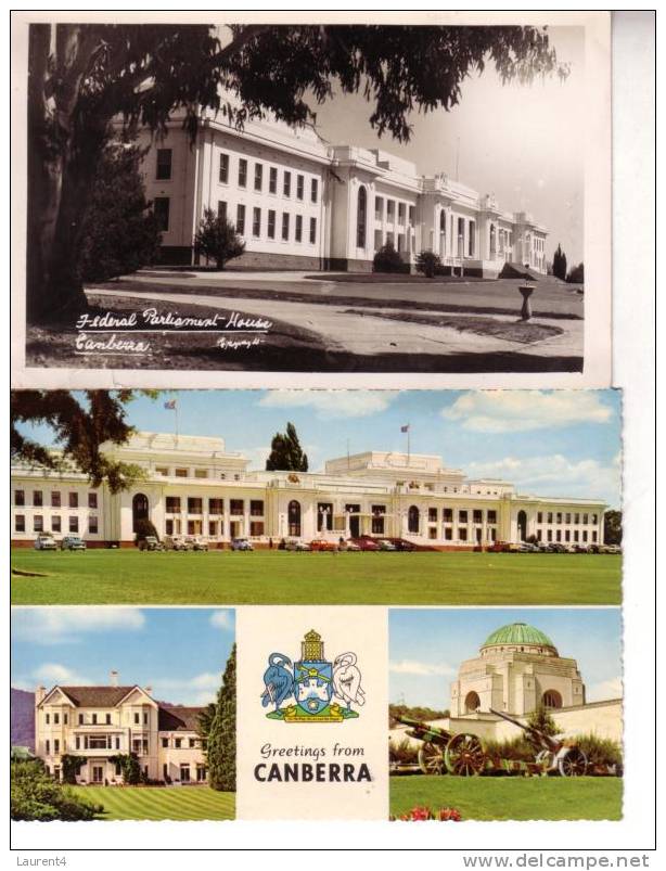 Carte Anienne De L´Australie ACT - Australia South Australia Old Postcards - Andere & Zonder Classificatie