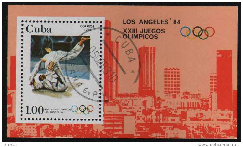 Bf Cuba 1984  Judo JO Los Angeles - Judo