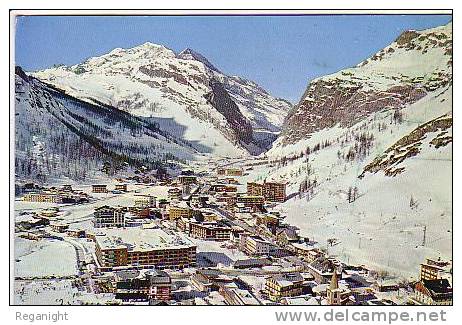 73 VAL D'ISERE !!! CPSM 1725 !!! Vue Aérienne De La Station - Val D'Isere