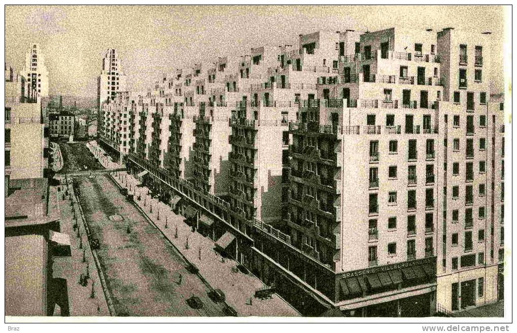 CPA Villeurbanne Avenue De L'hotel De Ville Le Lot De 2 Cartes - Villeurbanne