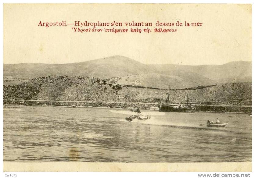 AVIATION - Hydravion - Hydroplane S´envolant De La Mer - Argostoli - Grèce - Autres & Non Classés