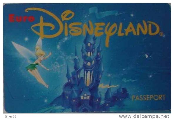 Passeport Euro Disneyland  1992  Fee Clochette - Disney-Pässe