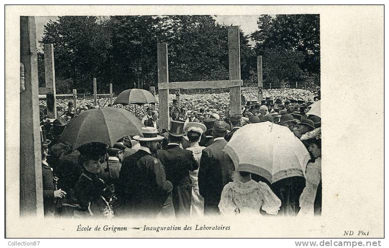 78 - YVELYNES - GRIGNON - ECOLE D'AGRICULTURE - INAUGURATION Des LABORATOIRES - N.D. PHOTO - Grignon