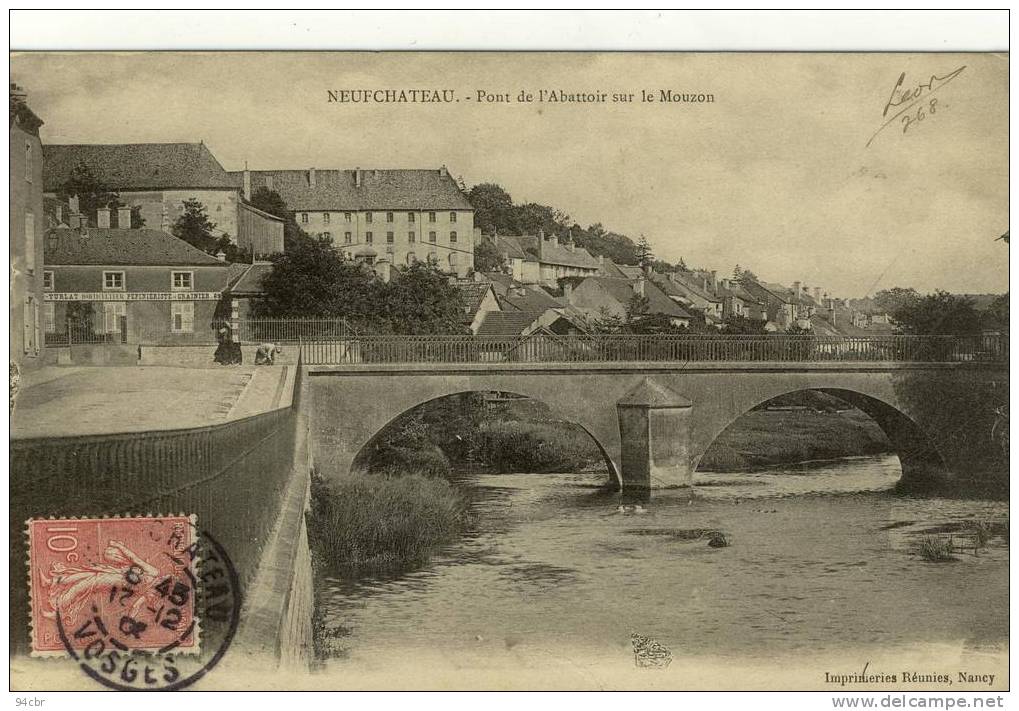 CPA (88 ) NEUFCHATEAU     Pont De L Abattoir Sur Le Mouzon - Neufchateau