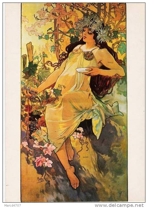 MUCHA Cpsm Edition F.NUGERON M9 - Mucha, Alphonse