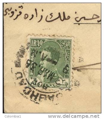IRAQ Lettre De BAGHDAD Du 3 Mars 1936 En Arabe  Via TEHERAN En Iran - Iraq