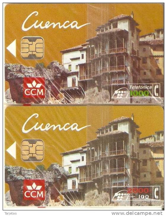 CP-045 Y CP-046 PAREJA DE CIUDADES DE CUENCA -NUEVA-MINT- - Commémoratives Publicitaires