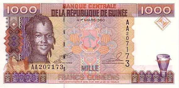 GUINEE    1 000 Francs Guinéens   Daté De 1998   Pick 37    ***** BILLET  NEUF ***** - Guinée