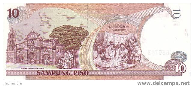 PHILIPPINES   10 Piso  Daté De 1998   Pick 187c  Signature 14    ***** BILLET  NEUF ***** - Filipinas