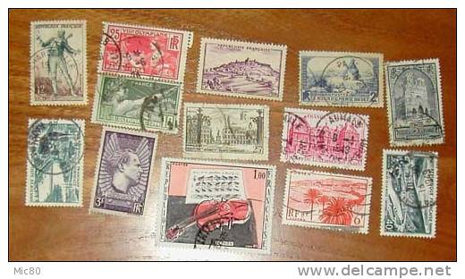 Lot 13 Timbres France Cote Yvert 14 € !! - Collections