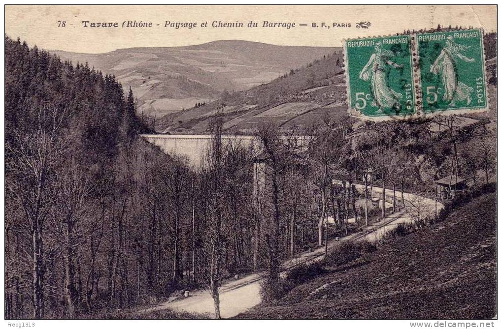 Tarare - Paysage Et Chemin Du Barrage - Tarare