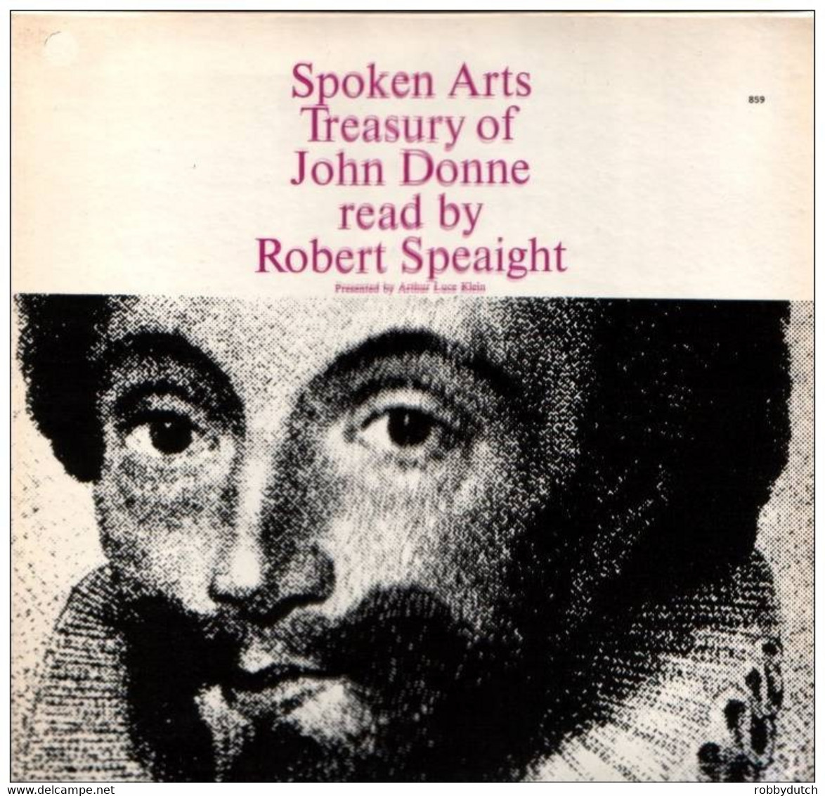 * LP * SPOKEN ARTS: TREASURY OF JOHN DONNE ( Ex!!!) - Sonstige & Ohne Zuordnung