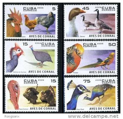 2006 CUBA Birds 6V+MS - Ongebruikt