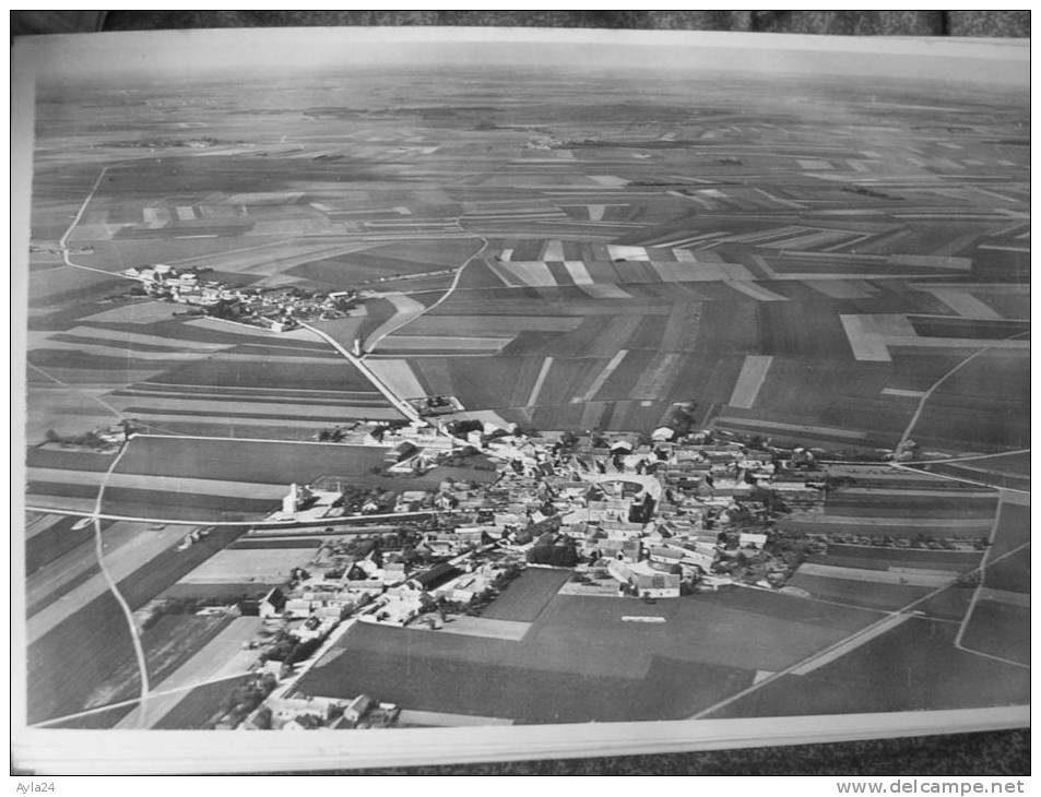 Carte Aérienne Pédagogique Lapie Photographie Années 50   Greneville En Beauce - Ile-de-France