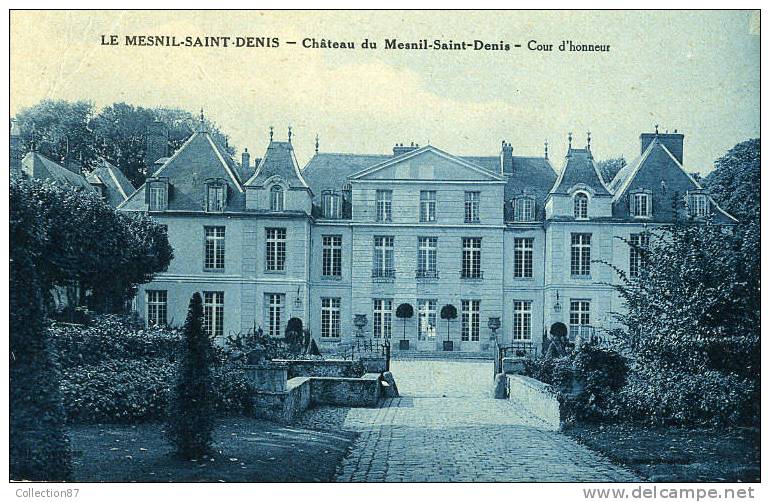 78 - YVELYNES - LE MESNIL ST DENIS - LE CHATEAU - Le Mesnil Saint Denis