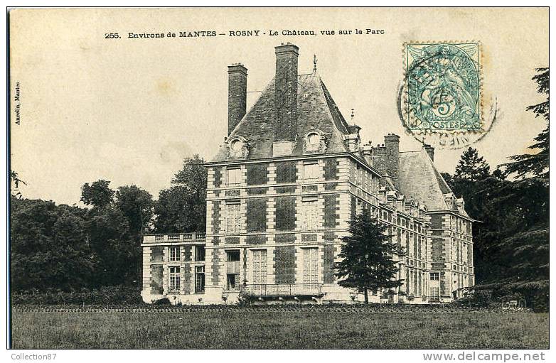 78 - YVELYNES - ROSNY Sur SEINE - LE CHATEAU - Rosny Sur Seine