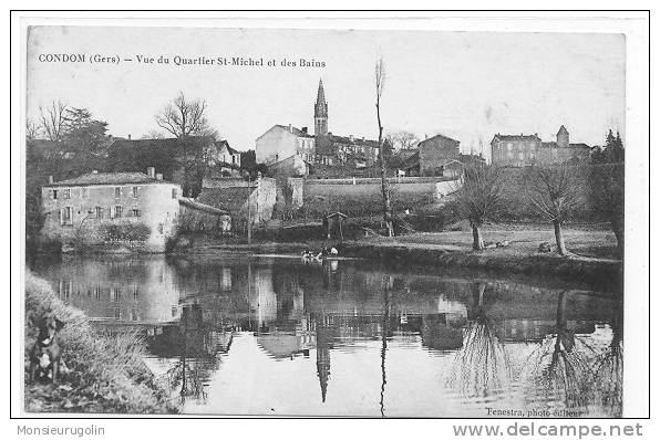 32 ) CONDOM, Vue Du Quartier St Michel Et Des Bains, Fenestra Photo édit, - Condom