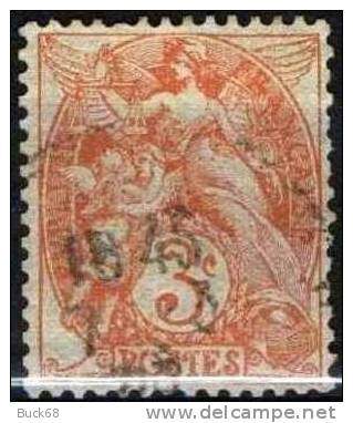 FRANCE 109 (o) Type Blanc #2 - 1900-29 Blanc