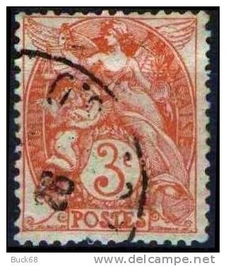 FRANCE 109 (o) Type Blanc #3 - 1900-29 Blanc