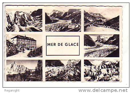 74 FEVERGES !!! CPSM 1767 !!!  Mer De Glace    Multivues   TOP - Faverges