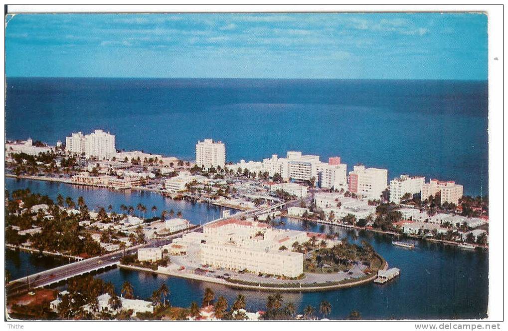 MIAMI BEACH Hotel Row And ST. Francis Hospital - Miami Beach