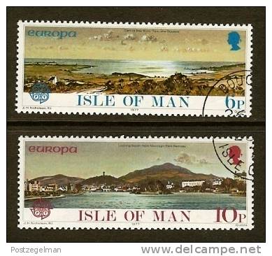 ISLE OF MAN 1977 CTO Stamp(s) Europe 95-96  #2103 - 1977
