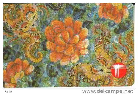 HONG KONG  $50  TRADITIONAL CHINESE PAINTING  ART  FLOWER SPECIAL PRICE !! READ DESCRIPTION !! - Hong Kong