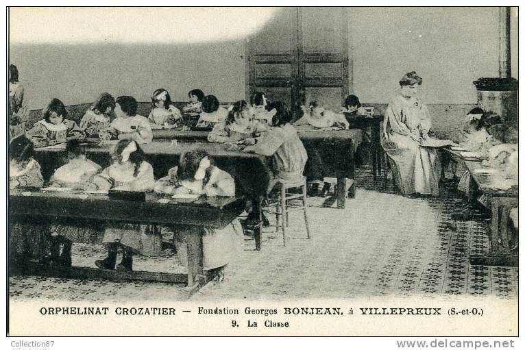 78 - YVELYNES - VILLEPREUX - ORPHELINAT CROZATIER - 9 LA CLASSE - FONDATION G. BONJEAN - Villepreux