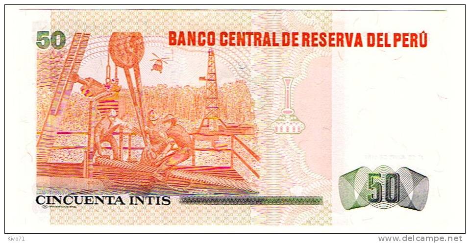 50 Intis "PEROU"   26 Juin 1987 UNC    Ble 63 - Perú