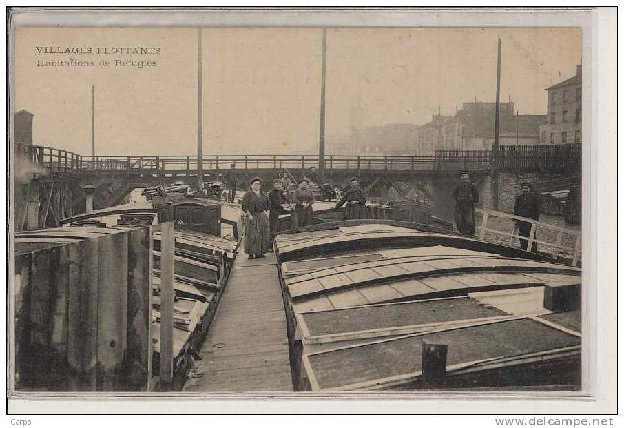 Villages Flottants - Habitations De Réfugiés. - Houseboats