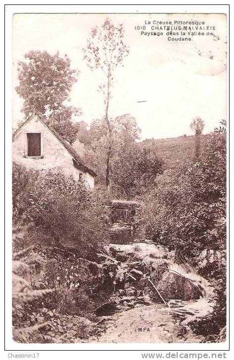 23 - CHATELUS-MALVALEIX - Paysage Dans La Vallée De Coudane - Chatelus Malvaleix