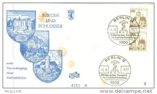 Germany / Berlin - FDC Mi-Nr 534 C/D (U238)- - 1971-1980