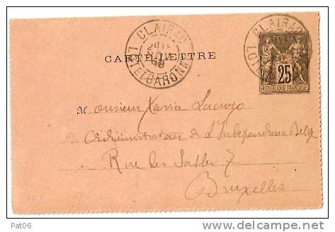 LOT & GARONNE (45)   CLAIRAC - Letter Cards