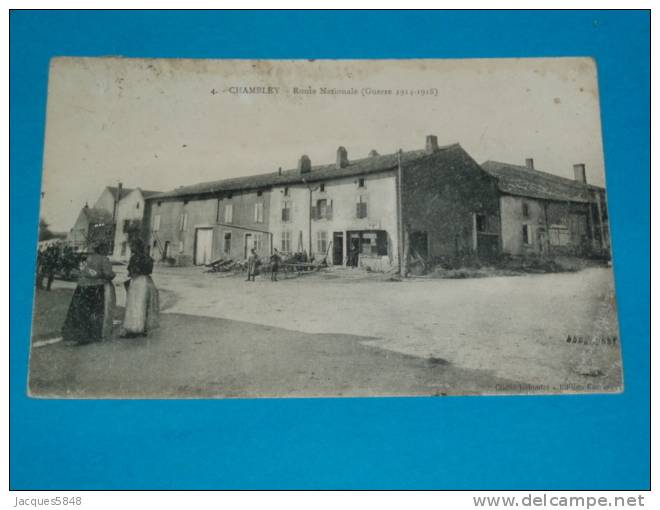 54) Chambley - N° 4 - Route Nationale  - Année 1923 - Edition Camur - Chambley Bussieres