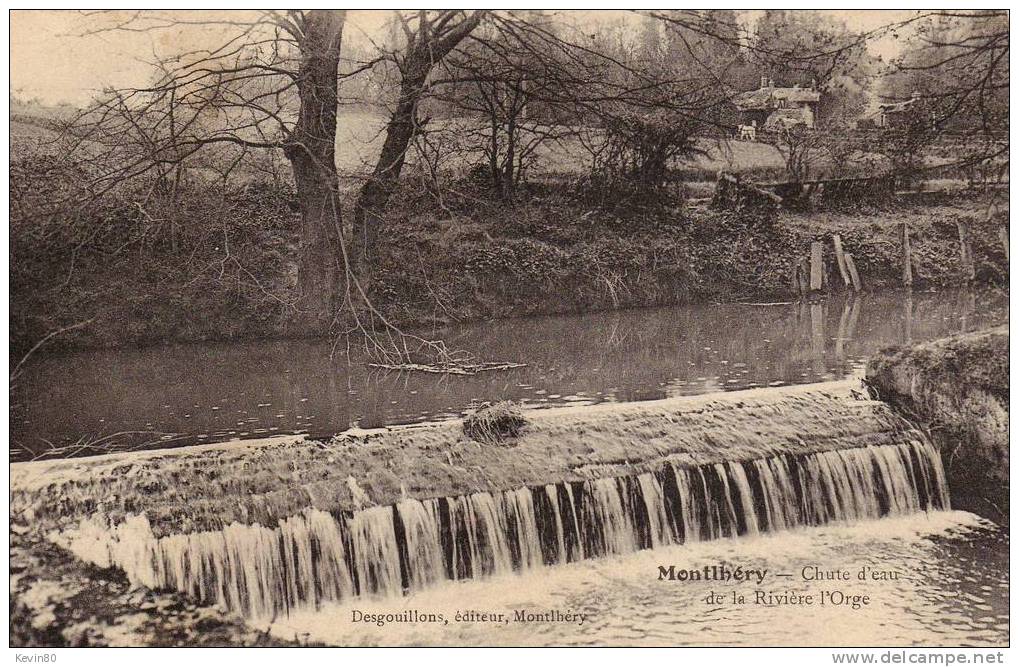 91 MONTLHERY Chute D'eau De La Riviére L'Orge - Montlhery