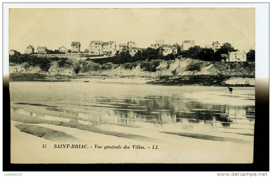 CPA 35.-SAINT-BRIAC.-Vue Générale Des Villas.- Très-très Pte Animation.-eza 326 - Saint-Briac