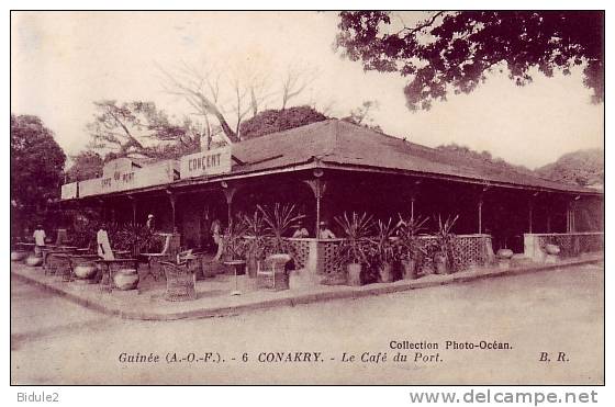 Conakry   Le Cafe Du Port - French Guinea