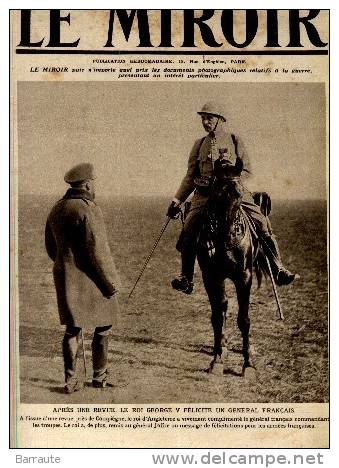 Le Miroir N° 102 Du 07/11/1915 LT ANGLAIS GUY D´OYLY HUGHES 6 Photos. - General Issues