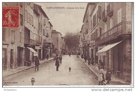 ST AFRIQUE  AV DE LA GARE 1914 - Saint Affrique