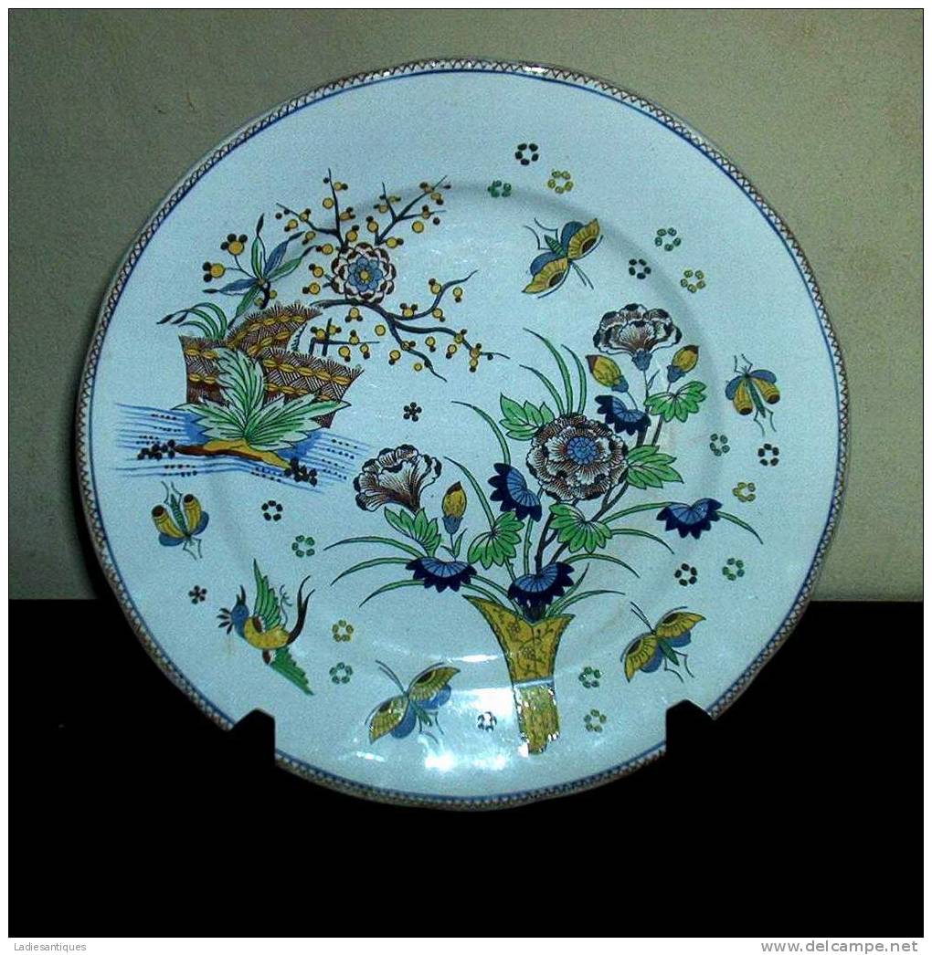 Vielle Assiette Corne D´abondance - Oud Bord - Old Plate - AS 1781 - Autres & Non Classés