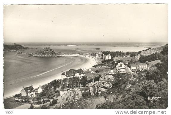 TREBEURDEN  22 Panorama De La Plage De Tresmeur Le Chateau - Trébeurden