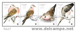 PORTUGAL 2002 4v NEUF ** (MNH) WWF Oiseaux - Neufs