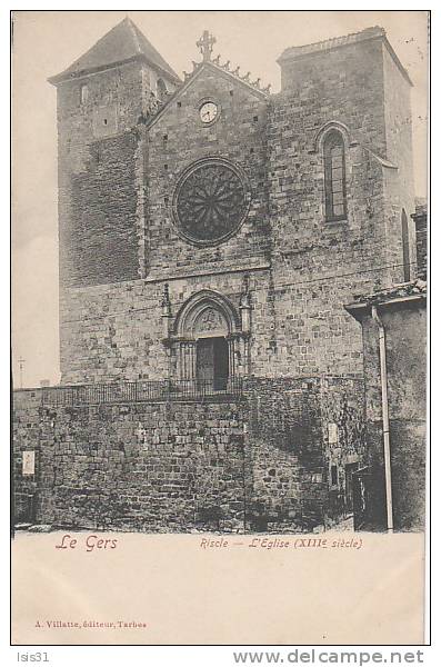 Dép 32 - I454 - Riscle - L´église (XIIIè Siècle)  - Bon état - Riscle