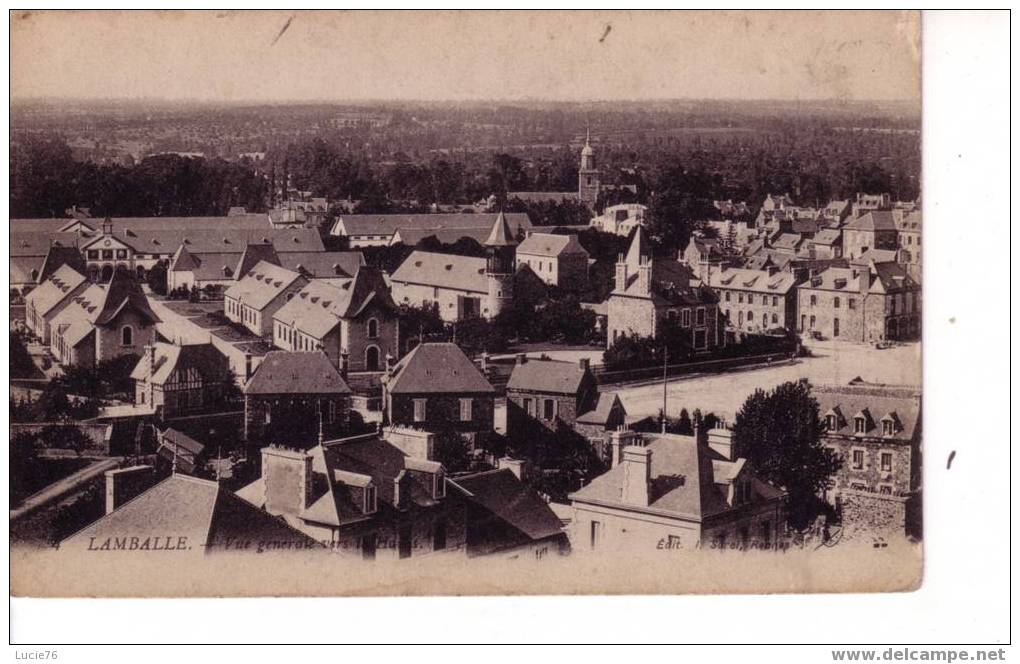 LAMBALLE -   N° 4   -  Vue Générale - Lamballe