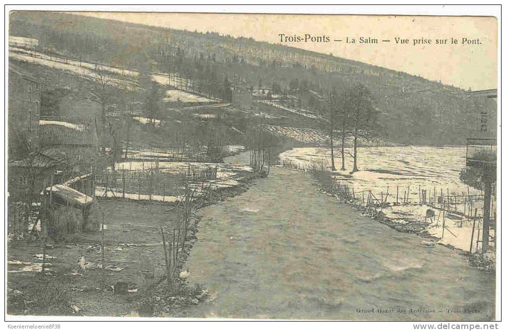 TROIS-PONTS - LA SALM  VUE PRISE SUR LE PONT - Trois-Ponts